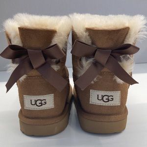 Ugg Girls Mini Bailey Bow Boots